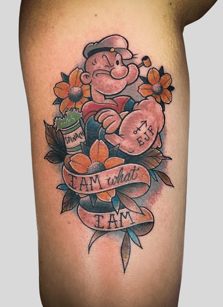 Popeye Tattoo Portrait