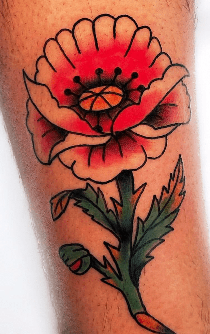 Poppy Tattoo Shot