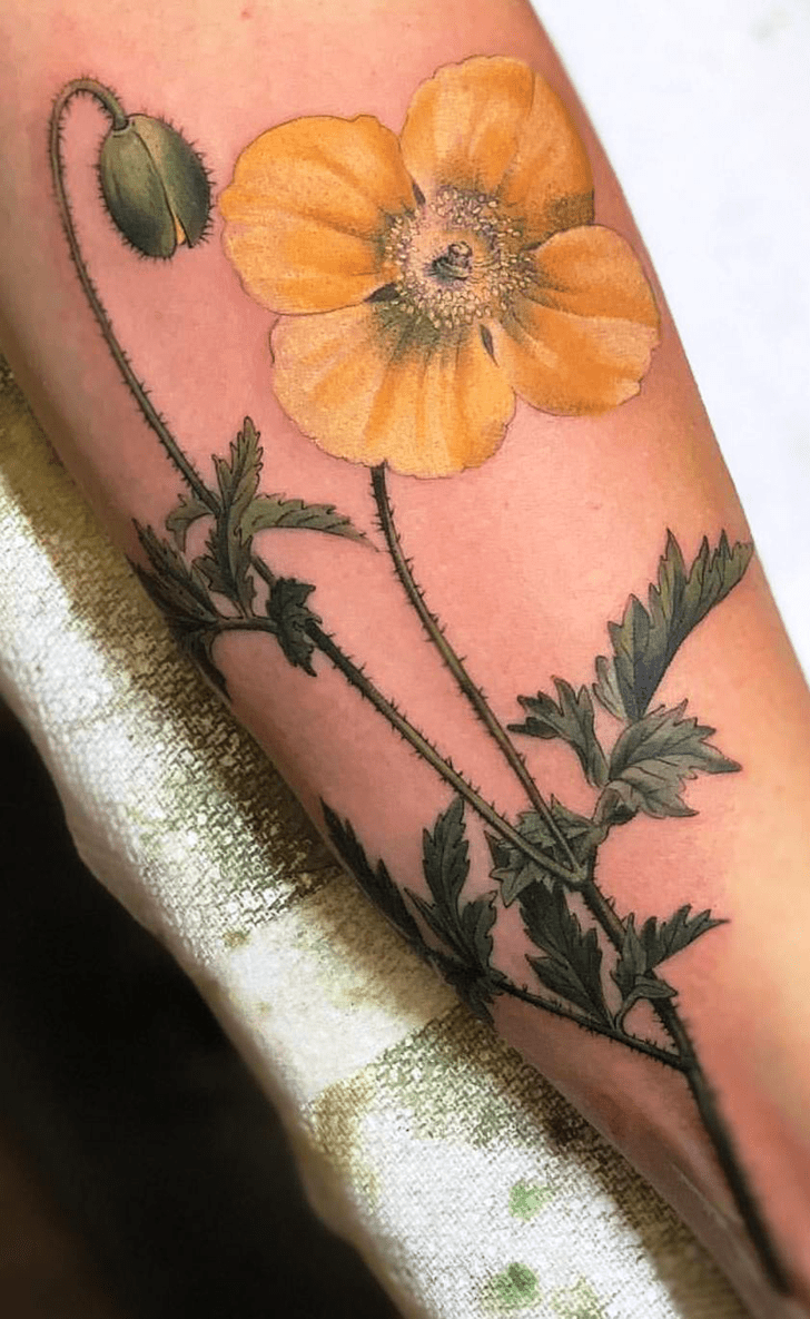 Poppy Tattoo Design Image