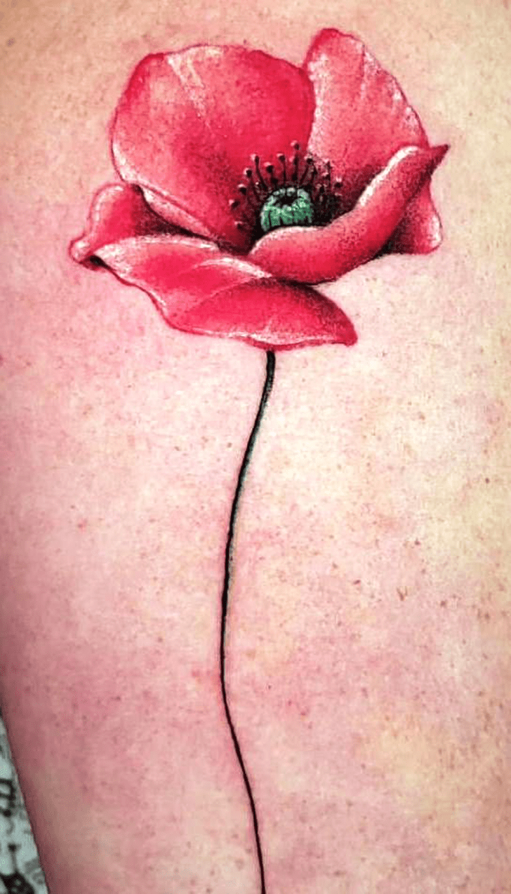 Poppy Tattoo Portrait