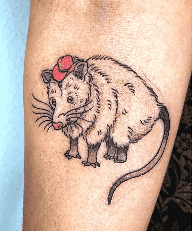 Possum Tattoo Portrait