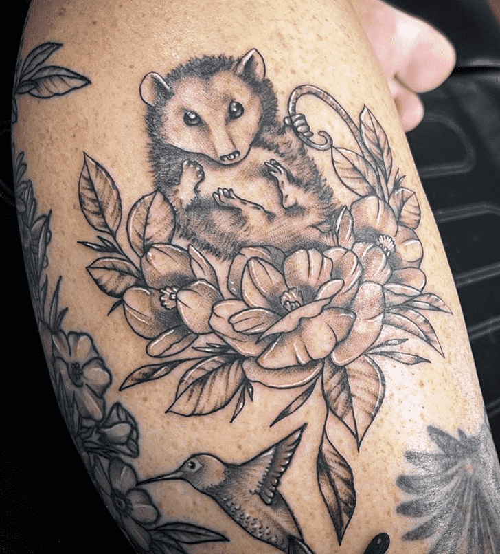 Possum Tattoo Shot