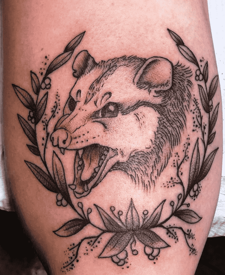 Possum Tattoo Portrait