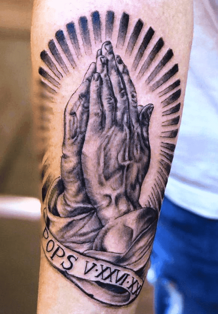 Praying Hands Tattoo Picture