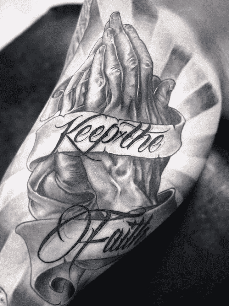 Praying Hands Tattoo Snapshot