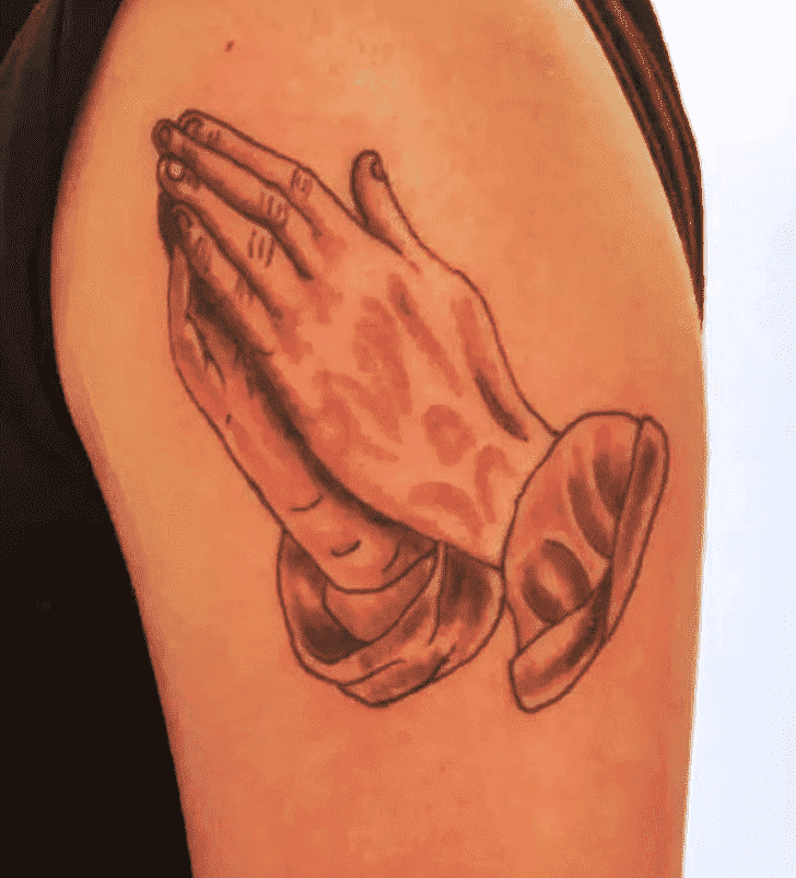 Praying Hands Tattoo Design Image