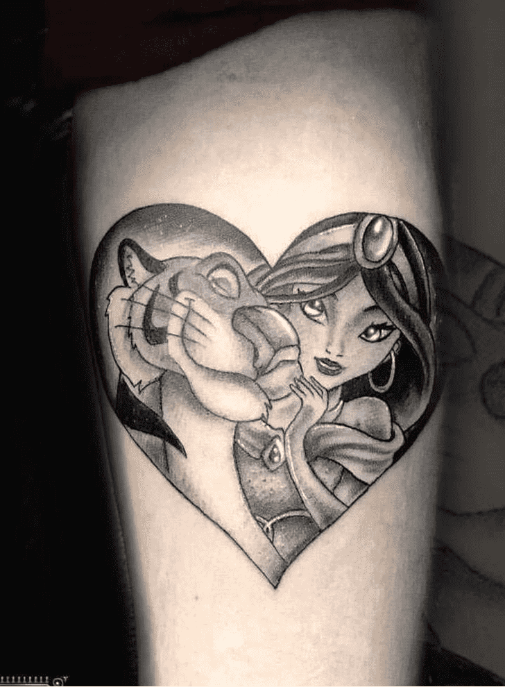 Princess Jasmine Tattoo Portrait