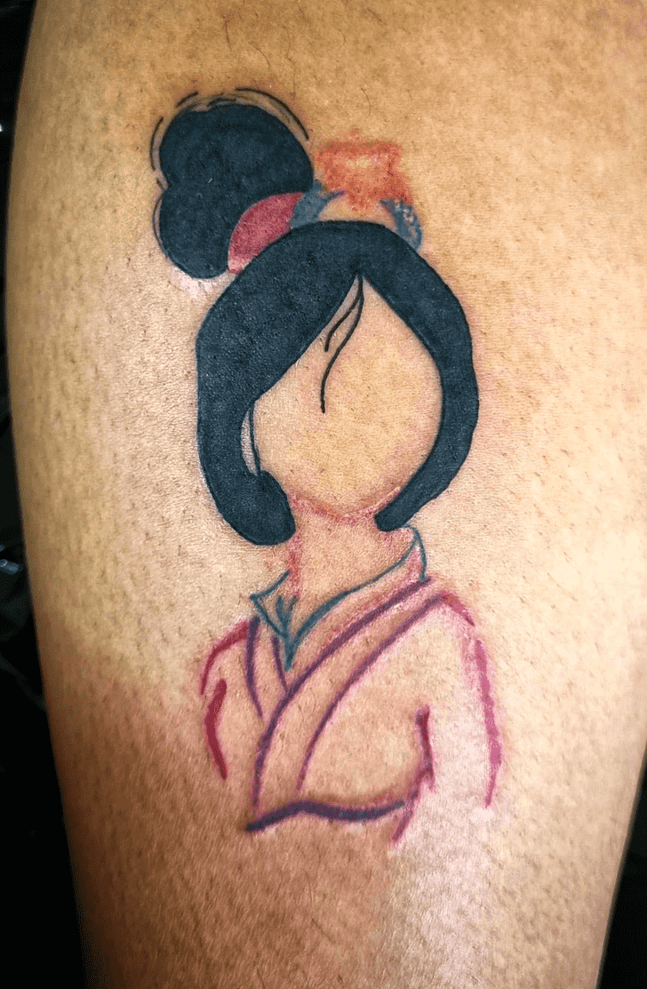Princess Mulan Tattoo Design Image
