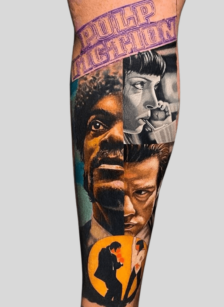 Pulp Fiction Tattoo Portrait