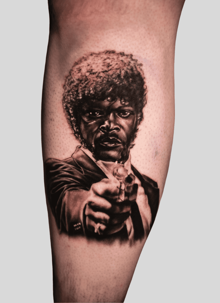 Pulp Fiction Tattoo Portrait