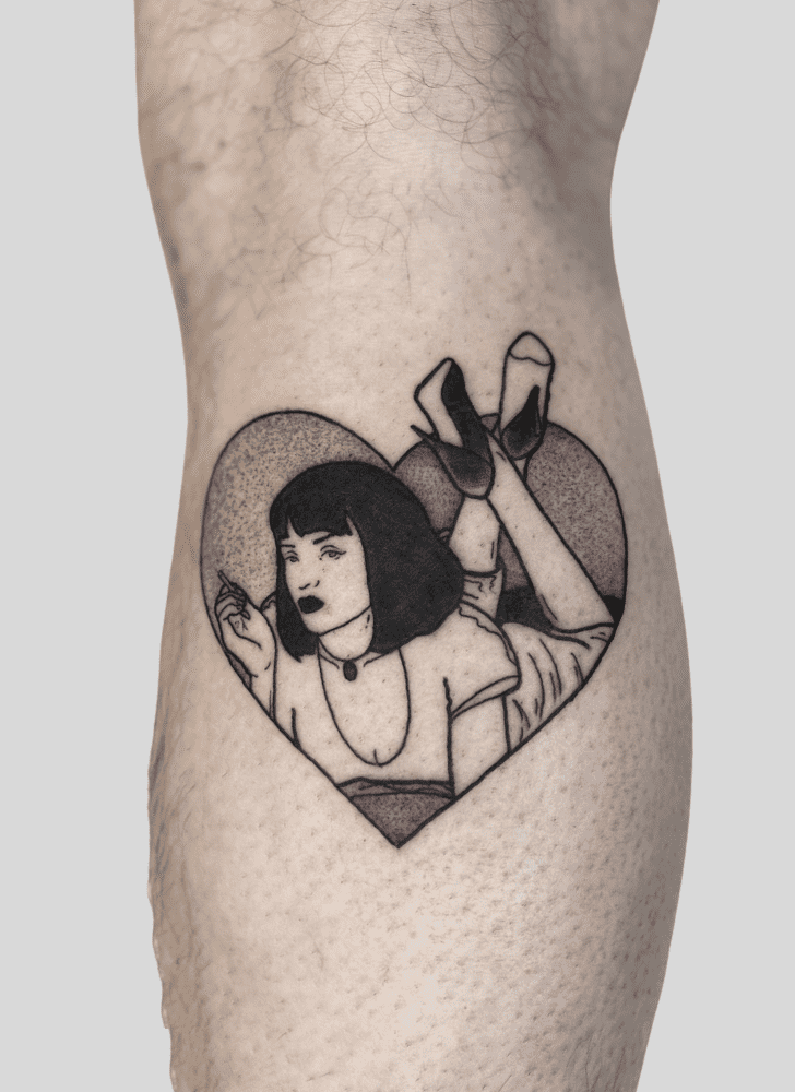 Pulp Fiction Tattoo Portrait