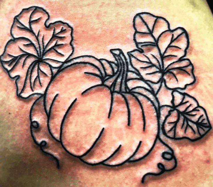 Pumpkin Tattoo Design Image