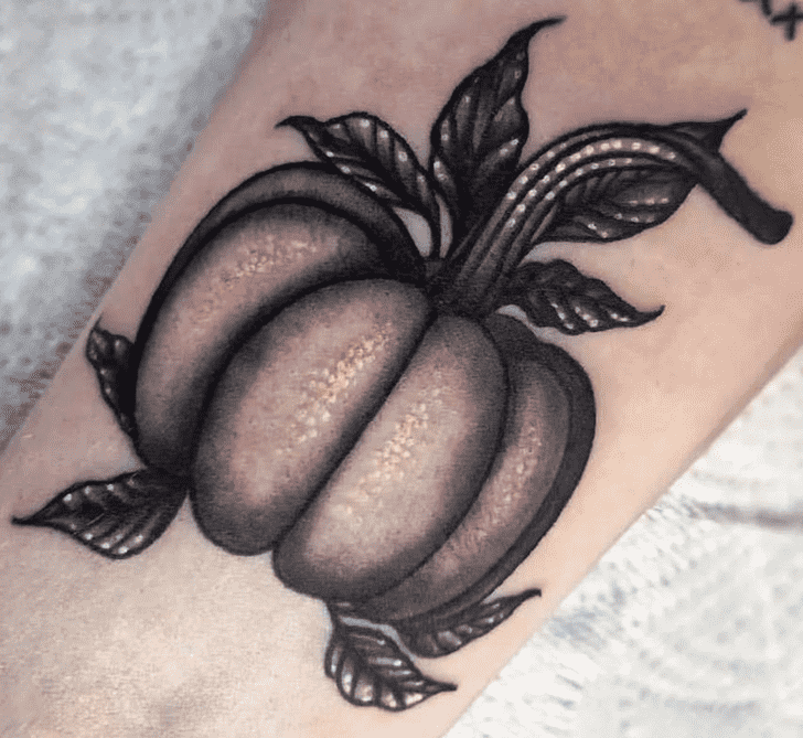 Pumpkin Tattoo Portrait