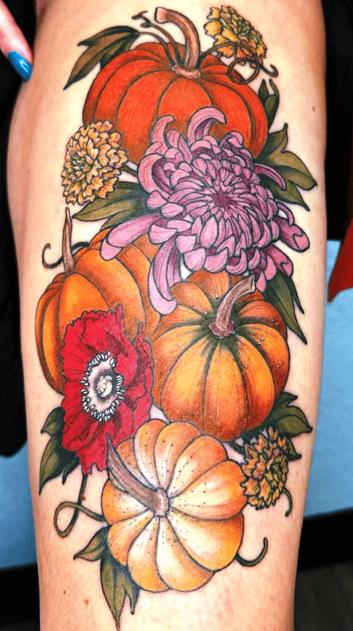 Pumpkin Tattoo Figure