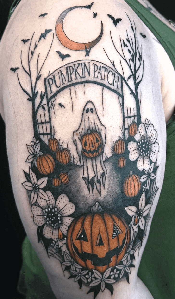 Pumpkin Tattoo Portrait