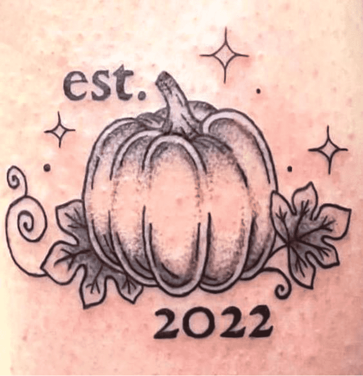 Pumpkin Tattoo Ink