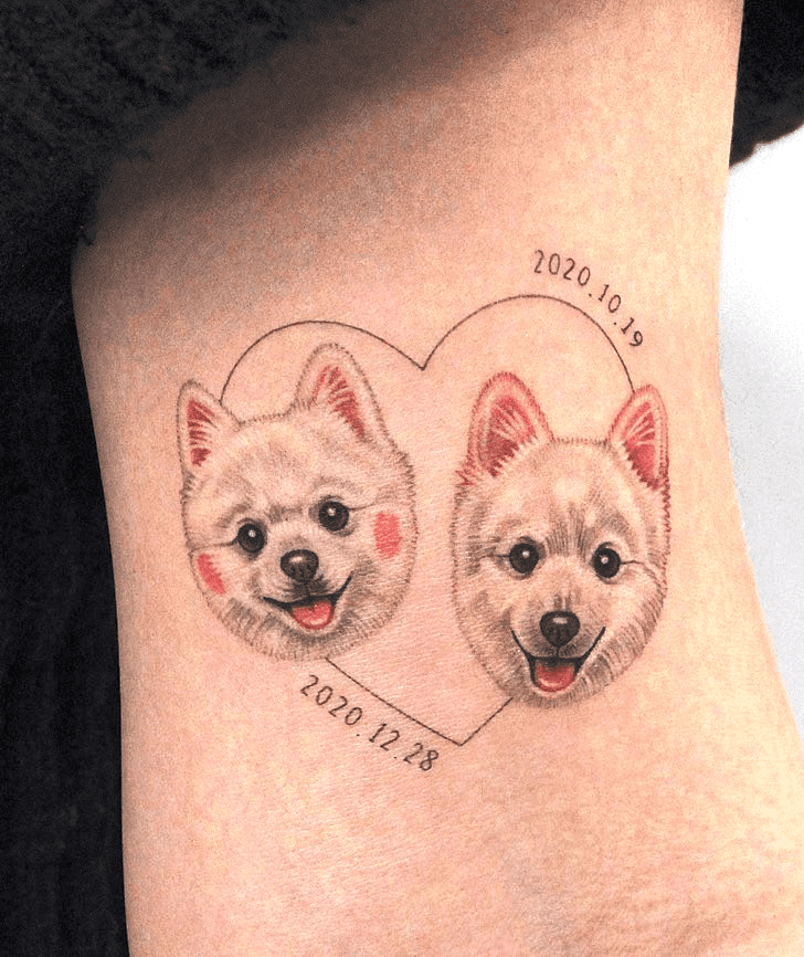 Puppy Tattoo Design Image