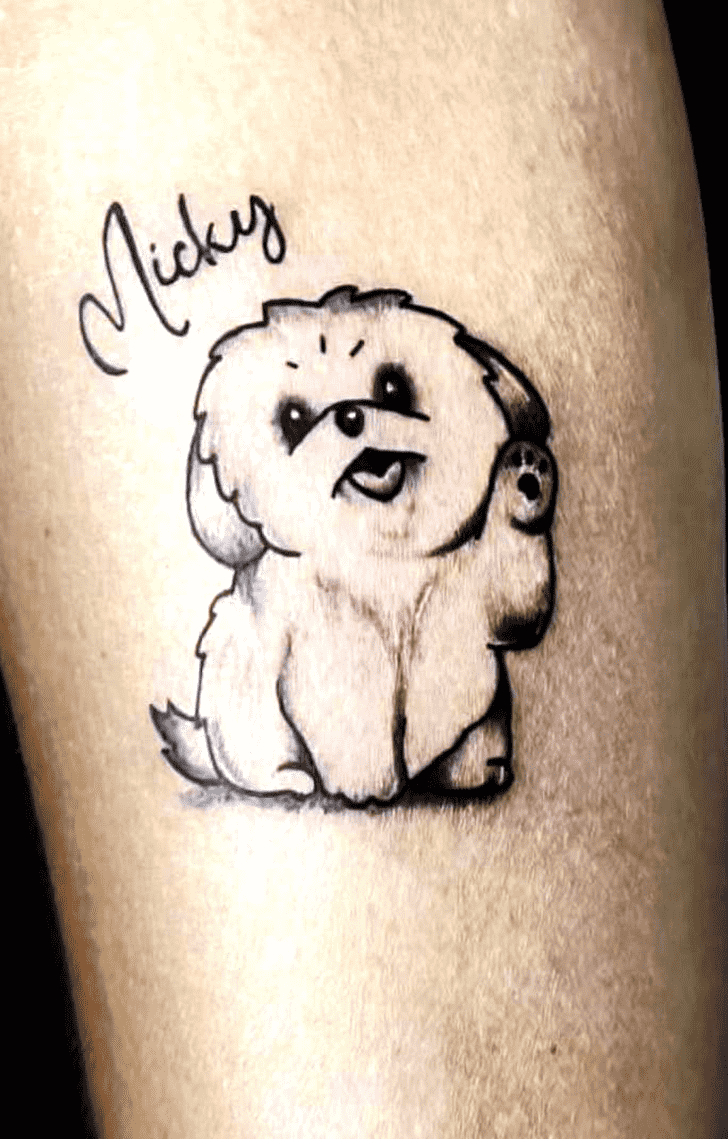 Puppy Tattoo Snapshot