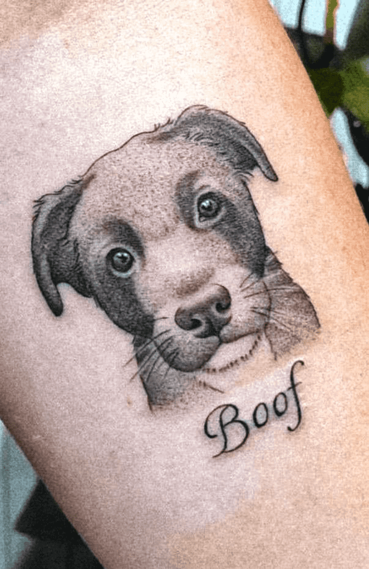 Puppy Tattoo Figure