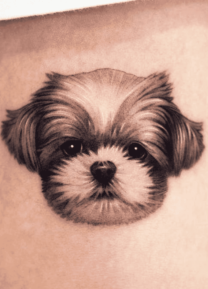 Puppy Tattoo Portrait