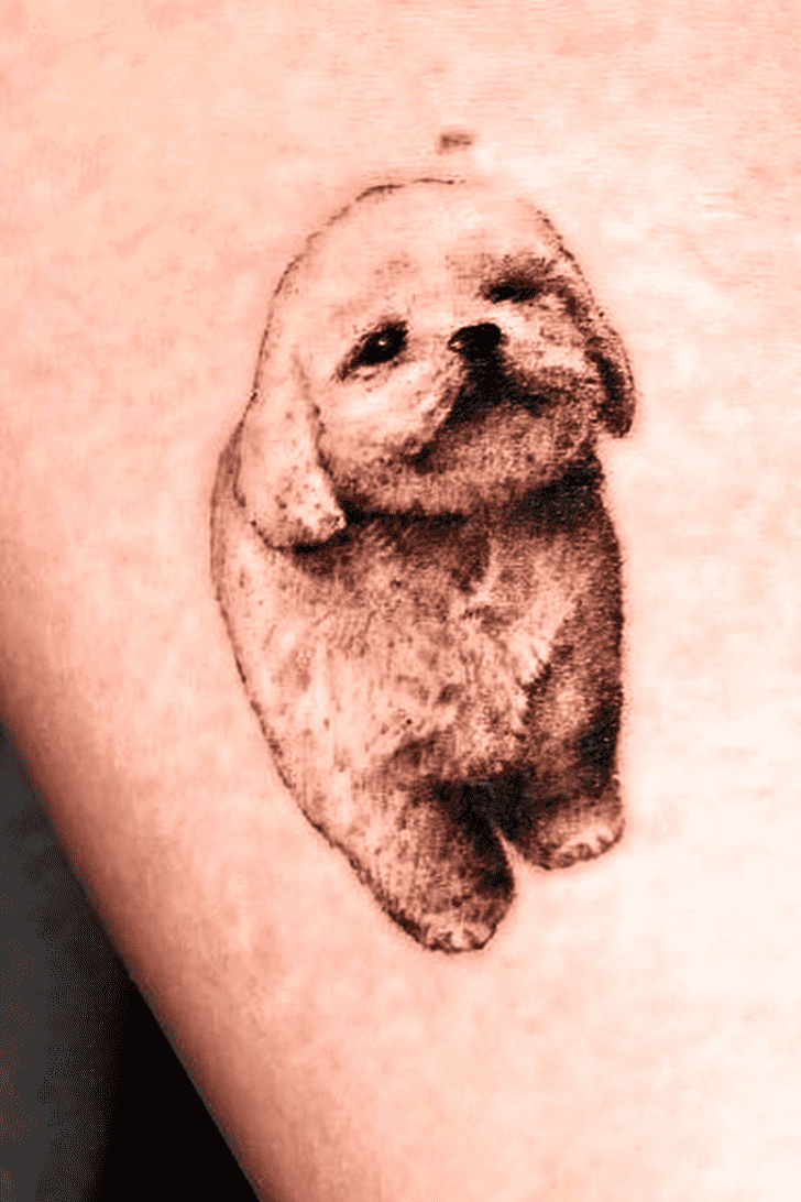 Puppy Tattoo Design Image