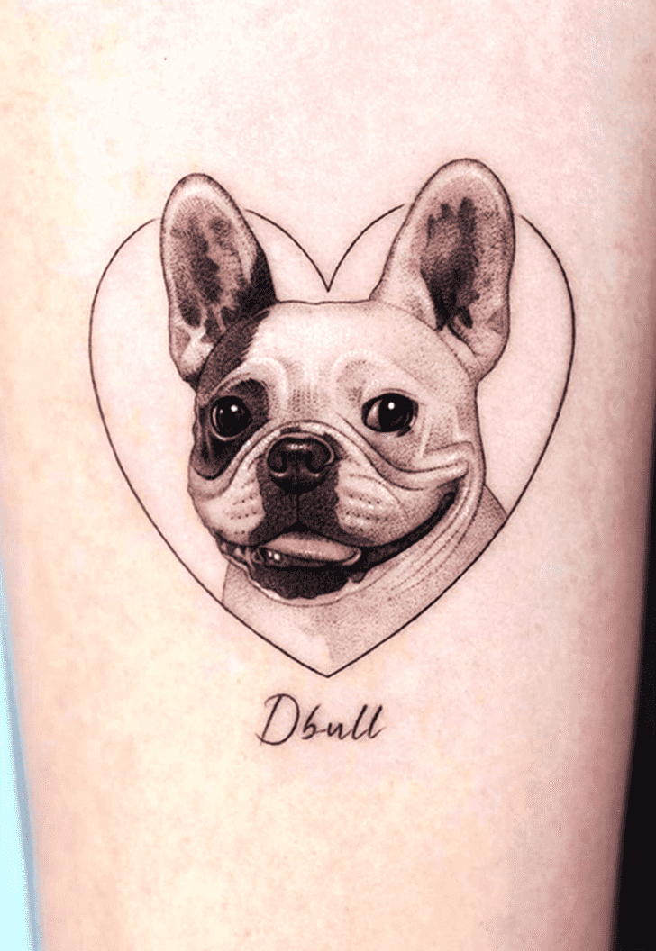 Puppy Tattoo Portrait