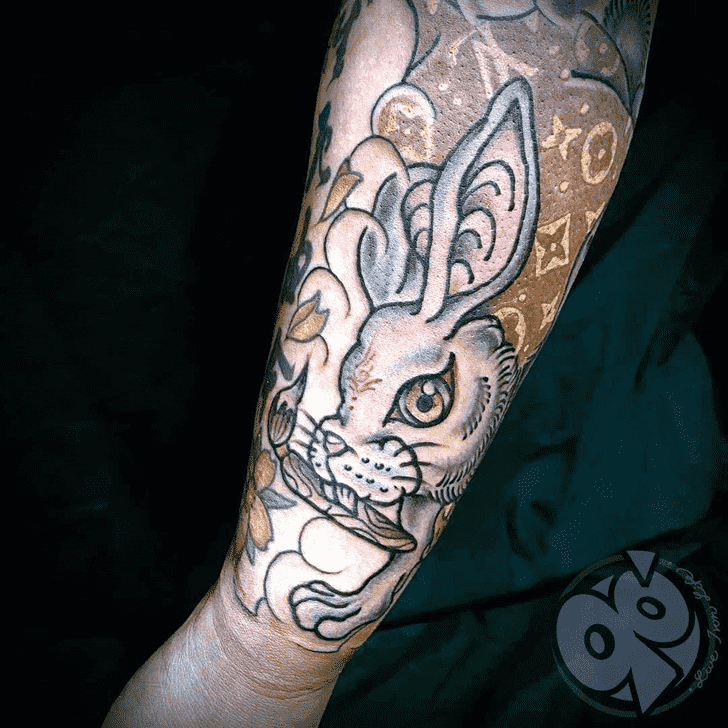 Rabbit Tattoo Design Image