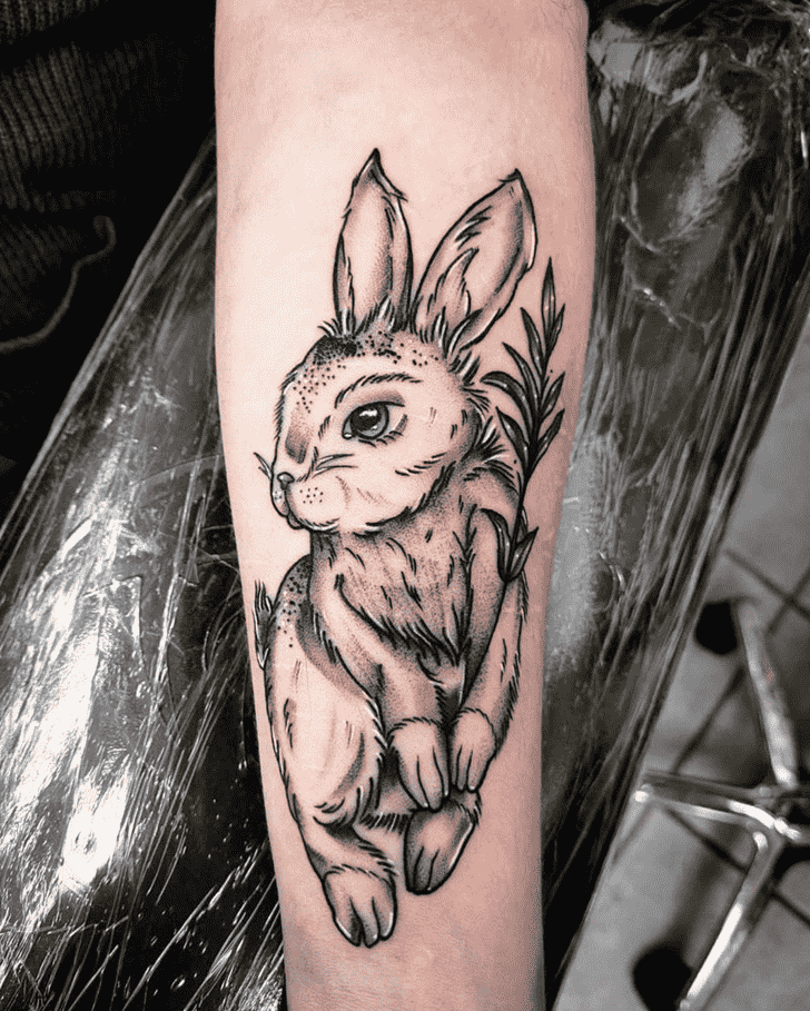 Rabbit Tattoo Figure