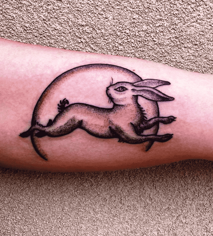 Rabbit Tattoo Portrait