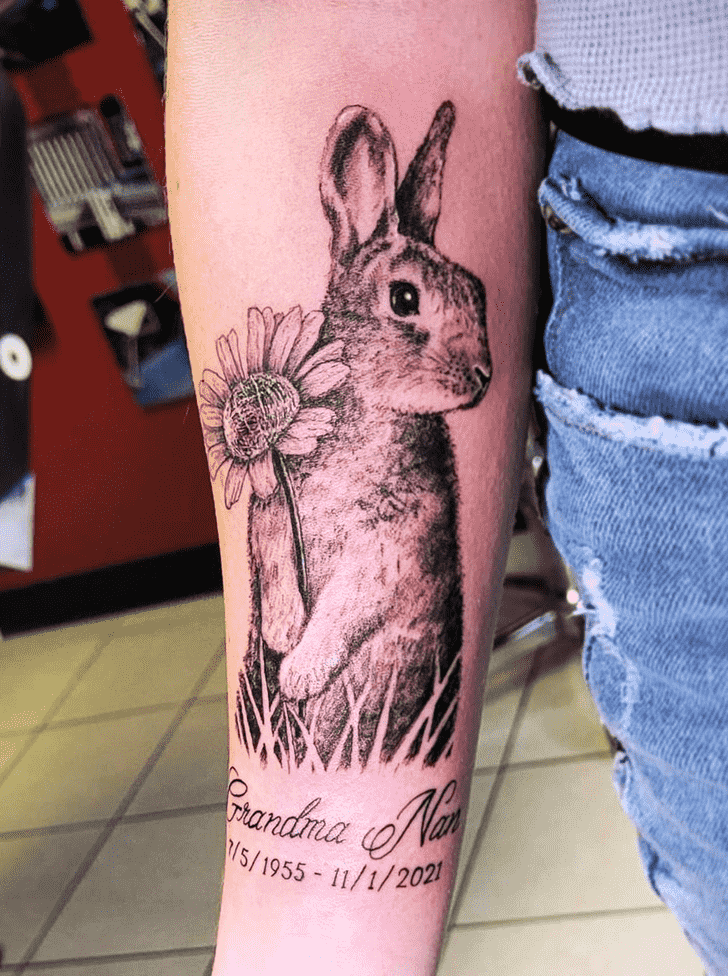 Rabbit Tattoo Design Image