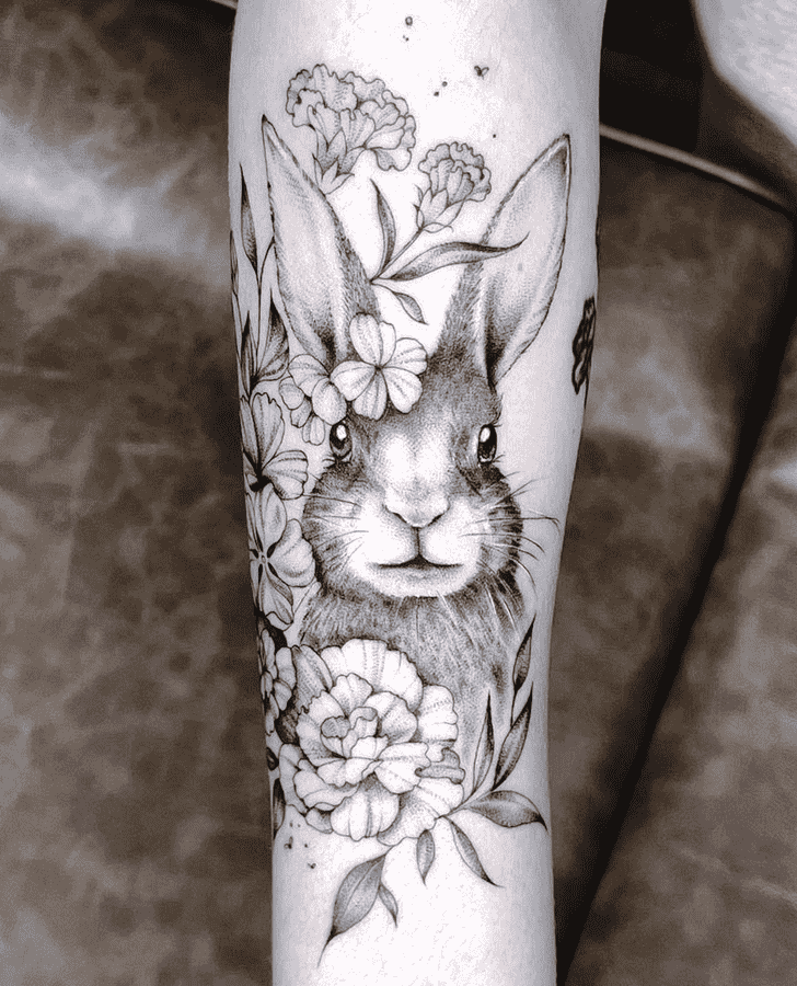 Rabbit Tattoo Photos