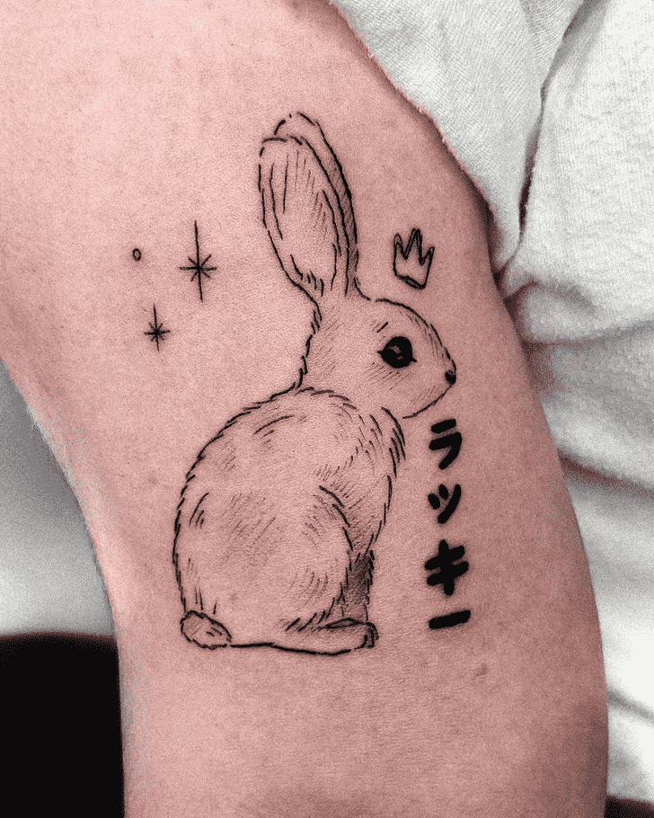 Rabbit Tattoo Portrait