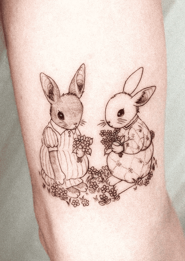 Rabbit Tattoo Shot