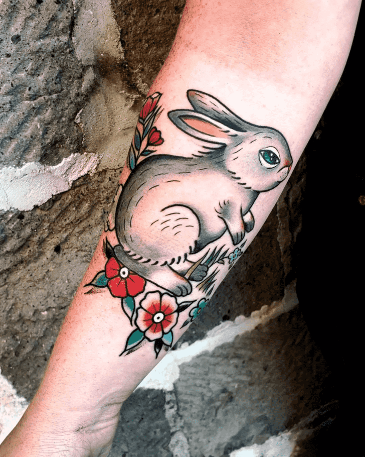Rabbit Tattoo Portrait