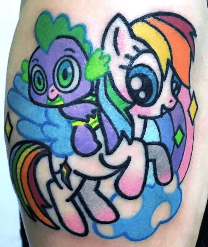 Rainbow Dash Tattoo Photograph