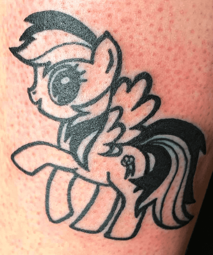 Rainbow Dash Tattoo Figure