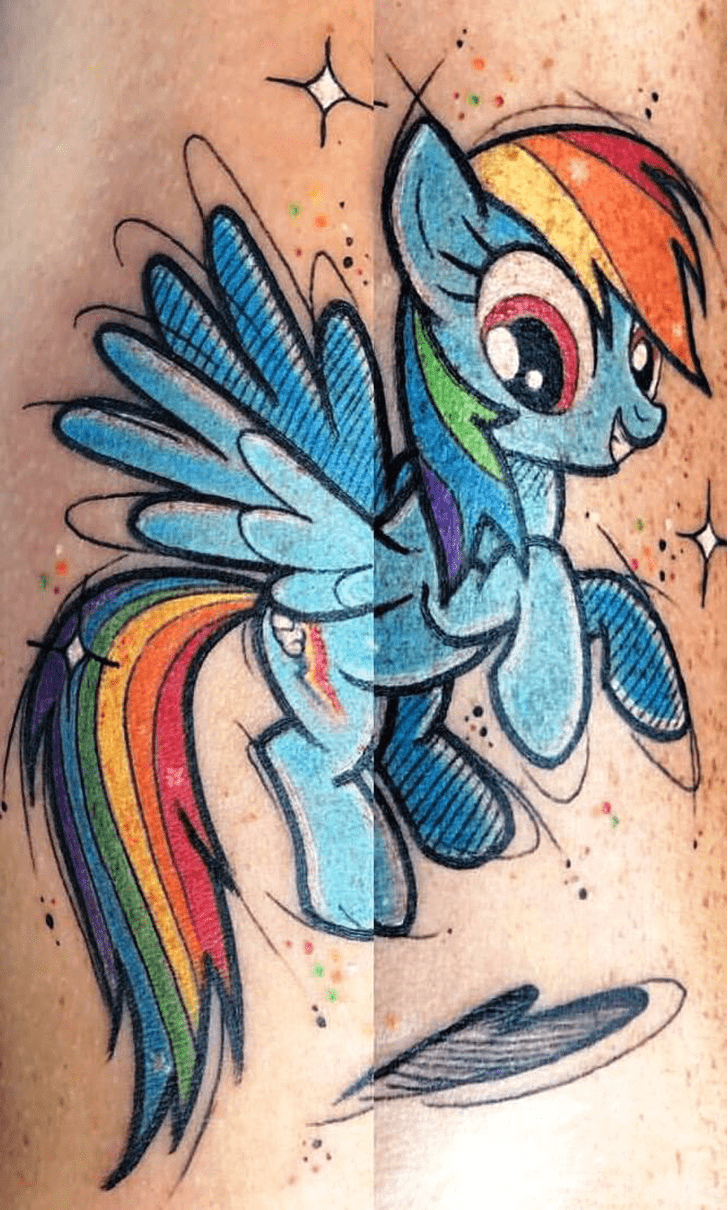 Rainbow Dash Tattoo Ink