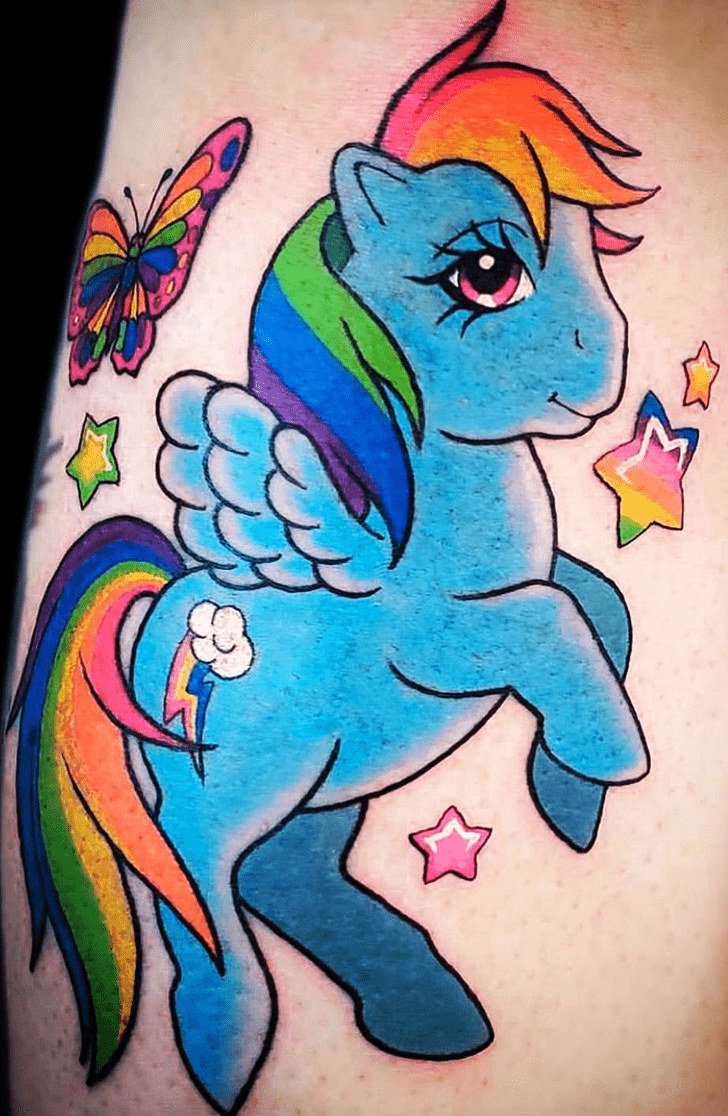 Rainbow Dash Tattoo Design Image