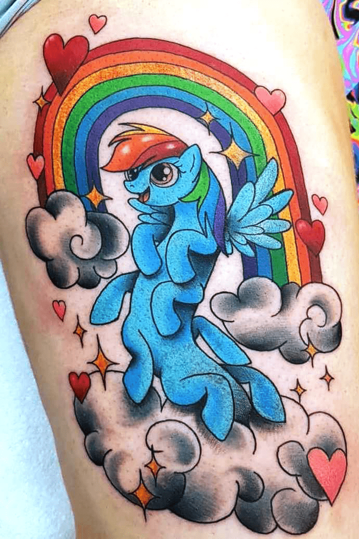 Rainbow Dash Tattoo Photograph