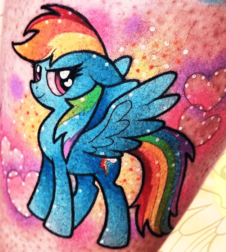 Rainbow Dash Tattoo Design Image