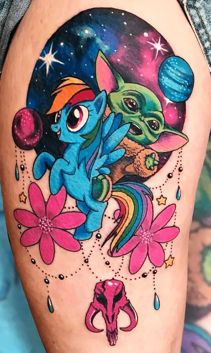 Rainbow Dash Tattoo Figure