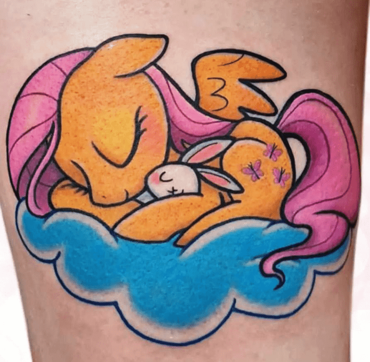 Rainbow Dash Tattoo Shot