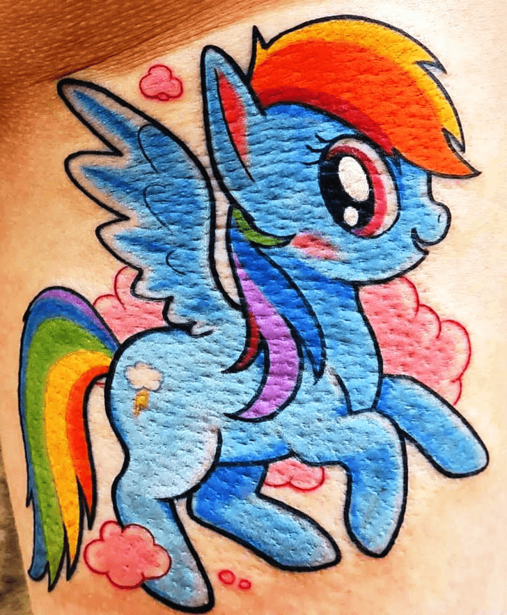 Rainbow Dash Tattoo Snapshot