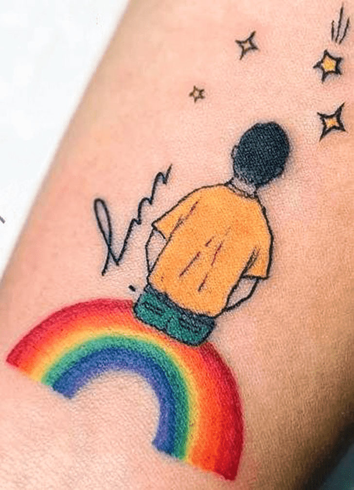 Rainbow Tattoo Design Image