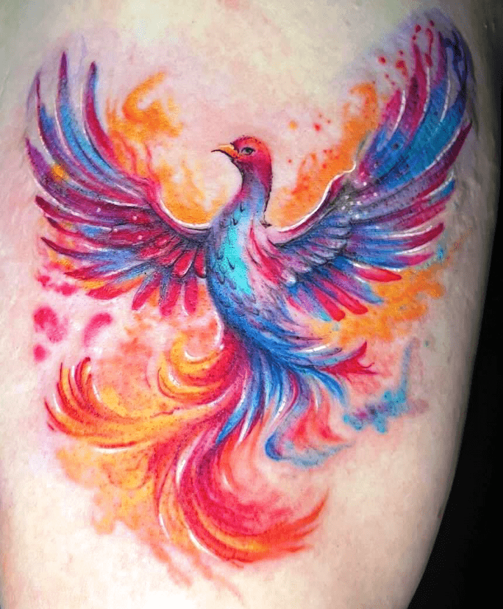 Rainbow Tattoo Figure