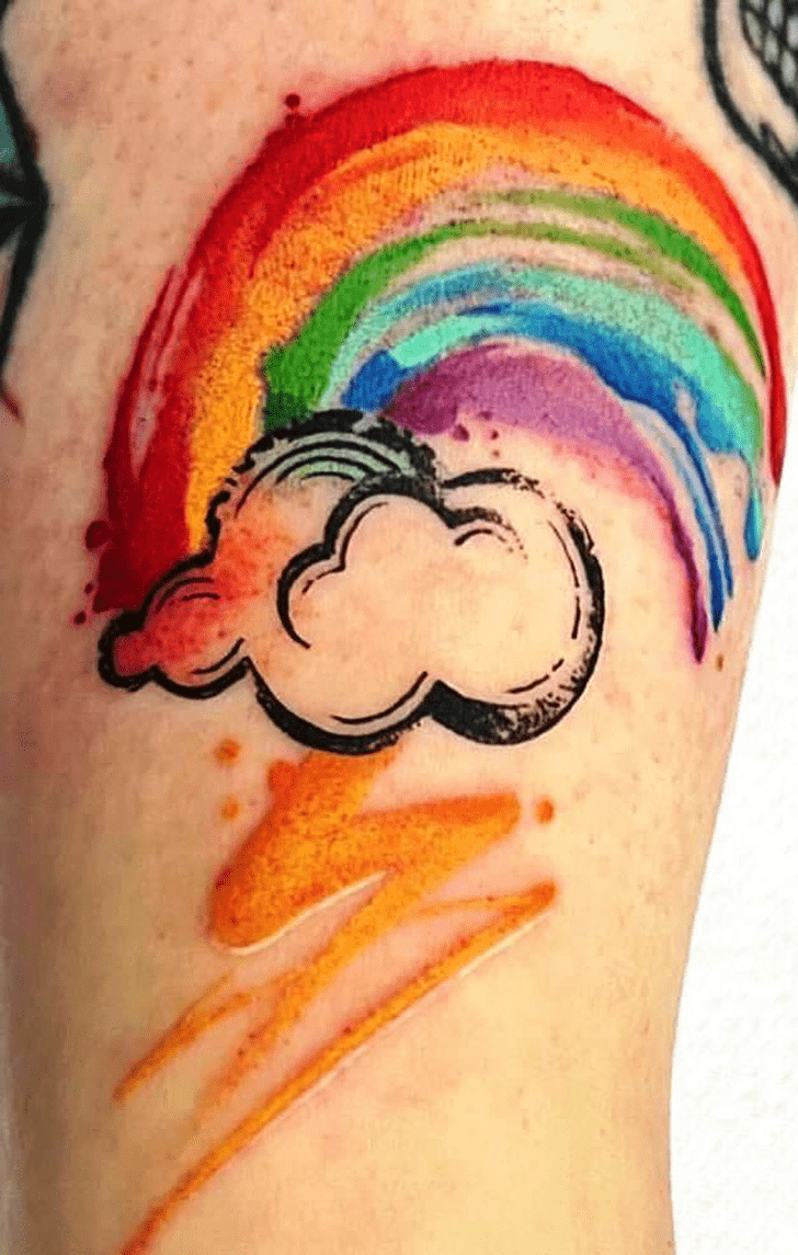 Rainbow Tattoo Design Image