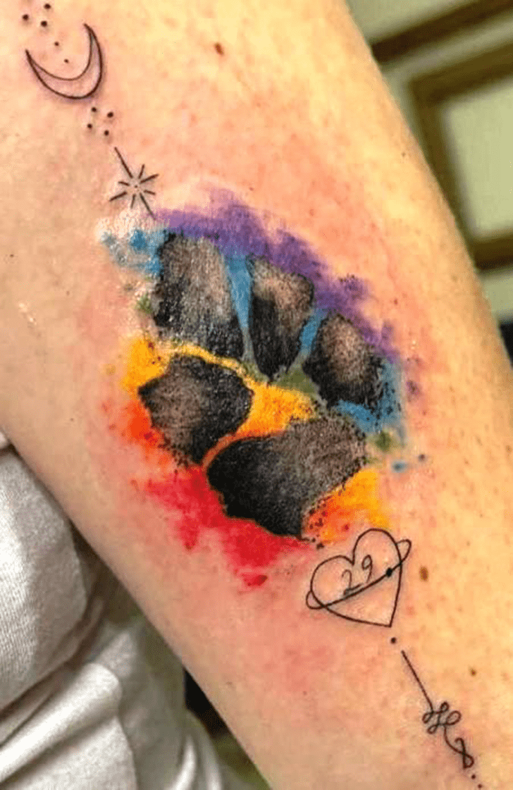 Rainbow Tattoo Shot