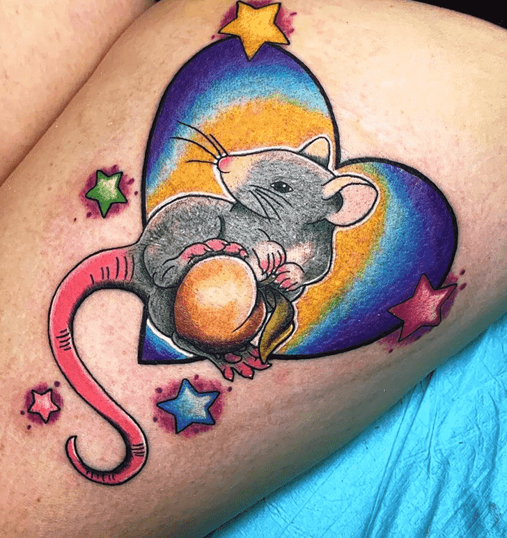 Rat Tattoo Design Image