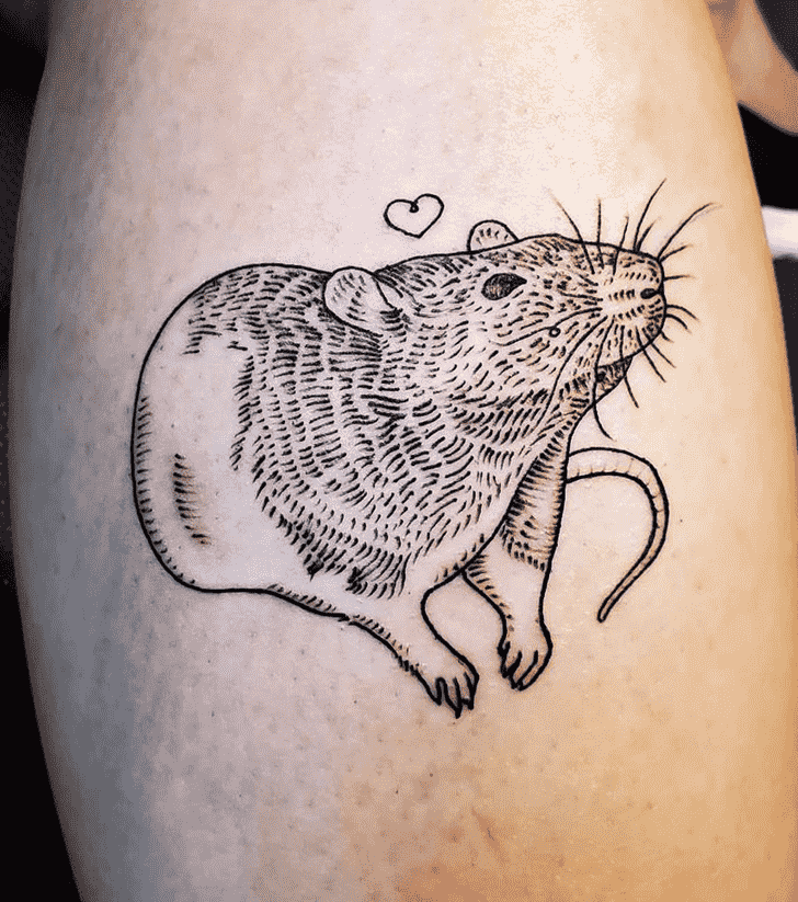 Rat Tattoo Photograph