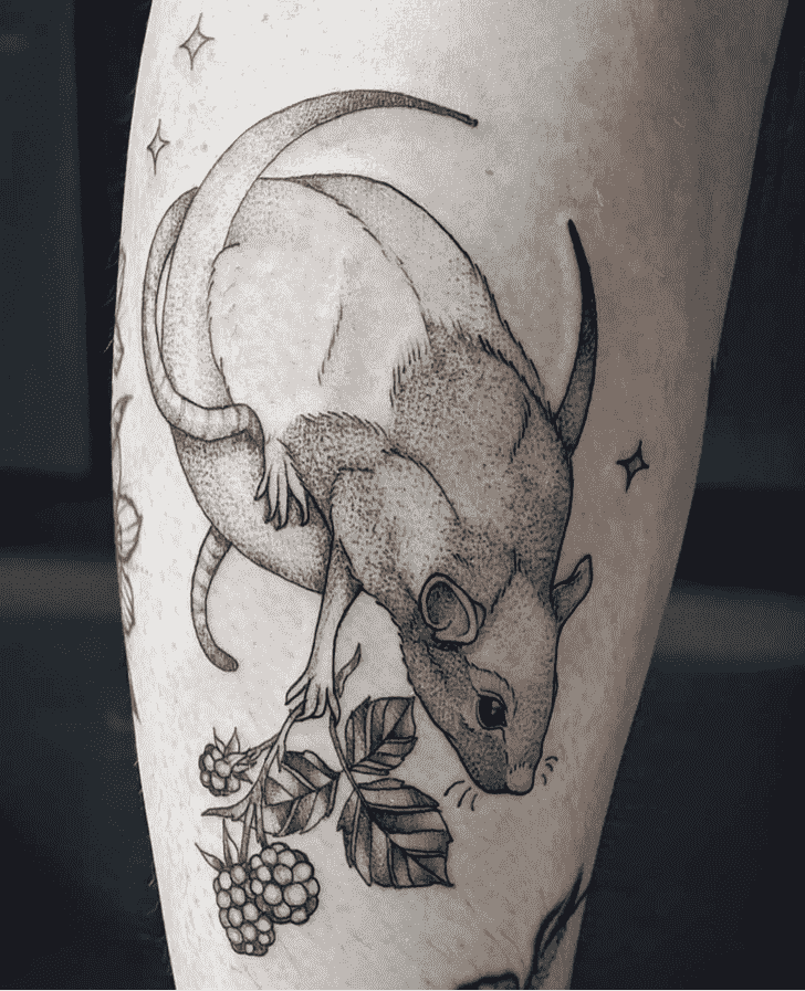 Rat Tattoo Portrait